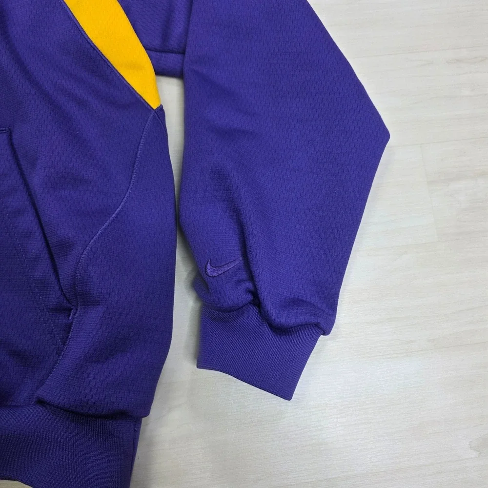 Nike Kobe Mamba Mentality Therma-Fit‎ Hoodie Purple Yellow Kids Size Large